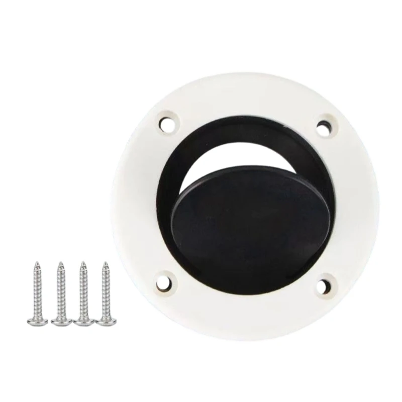 D5BE Complete Boat Cockpit Drain Outlet Set With Anti Backflow Design For Saltwater Use