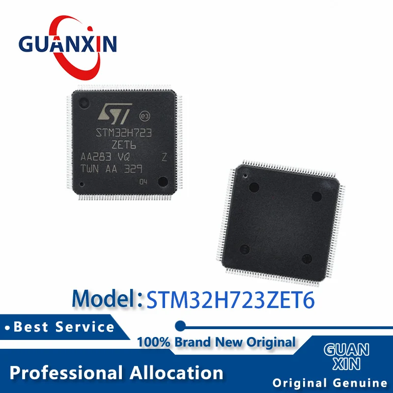 

100% New electronics Marking STM32H723ZET6 LQFP-144 STM32H723 STM32H723ZET6TR