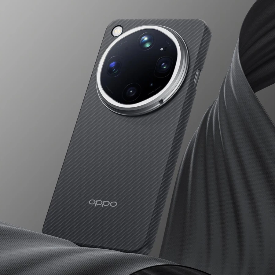 OPPO Find X9 Ultra 케이스용 오리지널 케이스, 카본 파이버 마그네틱 충전기 커버, 초슬림 폰 케이스 (OPPO Find X9Ultra)