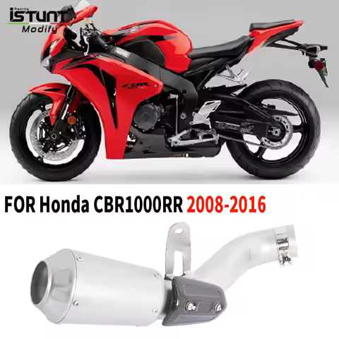 Slip FOR CBR1000RR CBR1000 RR 2008 -2016 Motorcycle Performance Exhaust System Racing Line Original Location Espace Moto Muffler
