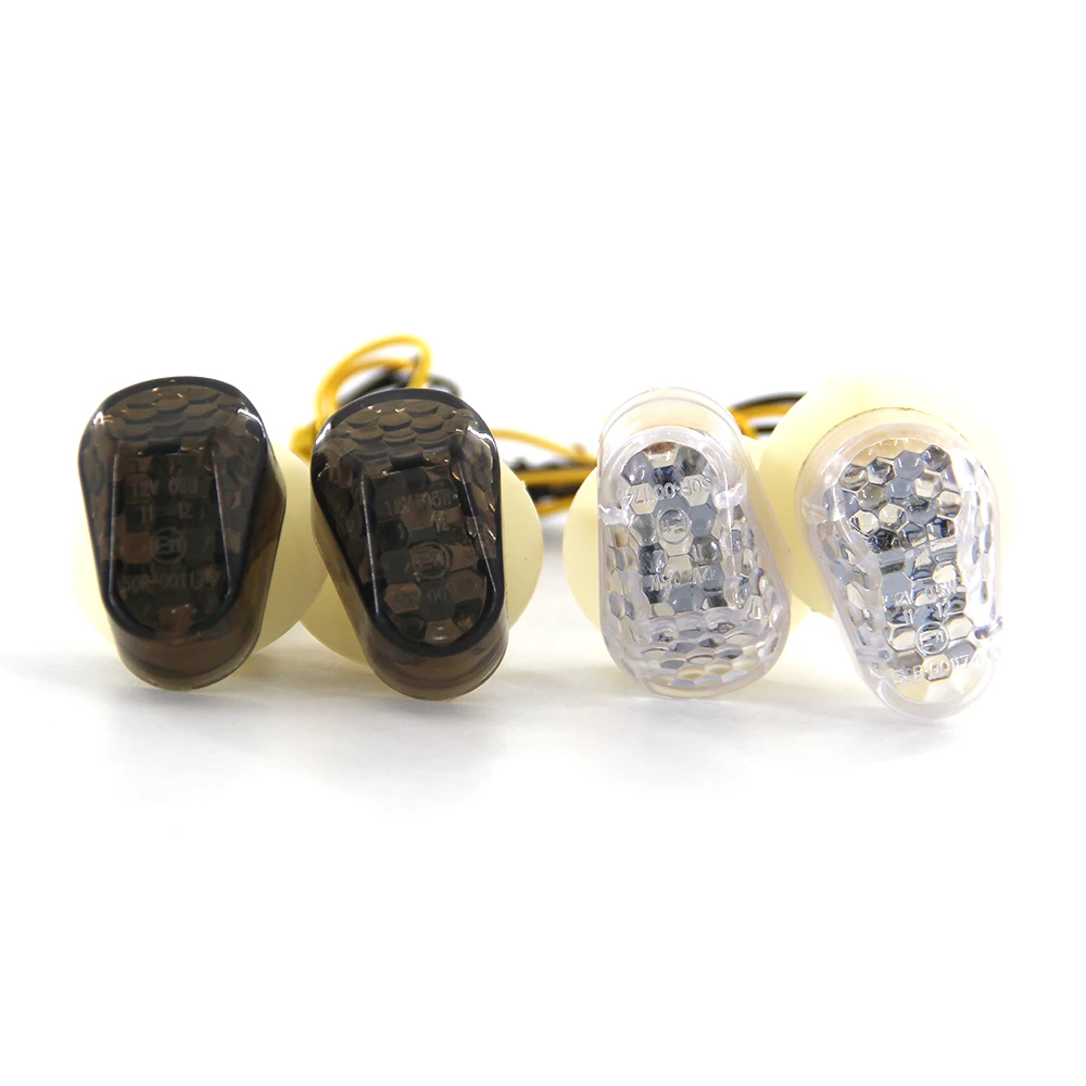 أضواء إشارة انعطاف دراجة نارية ، إضاءة لياماها ، YZF ، R1 ، R6 ، R6S ، R3 ، R6S ، FZ1 ، FZ6 ، FZ8 ، FAZER ، 15 LED ، 1 زوج