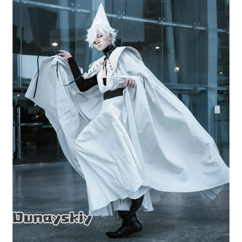Fantasia de Cosplay Dream ZS*/Witch Hat Atelier Qifrey - Traje de Personagem de Anime Qi Fuli para Eventos de Halloween e Carnaval