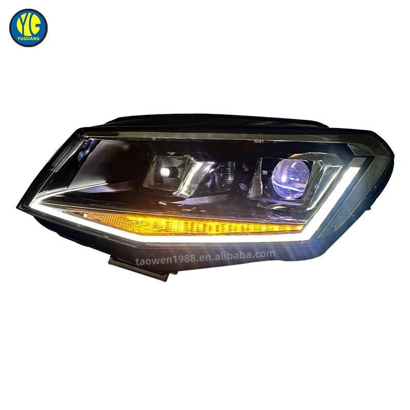 For YU GUANG LED Headlight Front Light for Volkswagen VW Caddy MK4 2015-2020 6000K 12V Upgrade Head Lamp LED Projector
