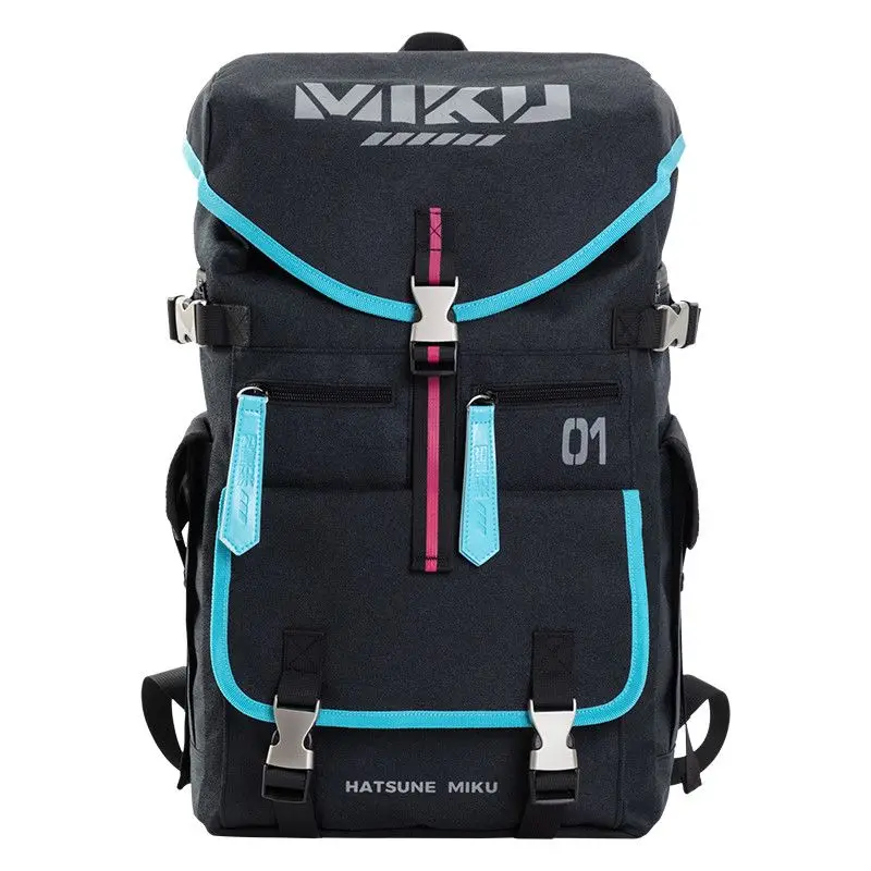 Hatsune Miku anime cartoon cute Kawaii backpack for primary and secondary school students unisex school bag travel bag gift