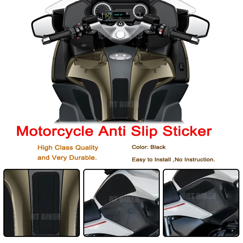 Tank Grip Pads For BMW R1250RT R1200RT R1200 RT R 1250RT 2014-2021 2019 2020 Motorcycle Protector Sticker Tank Traction Pad Side
