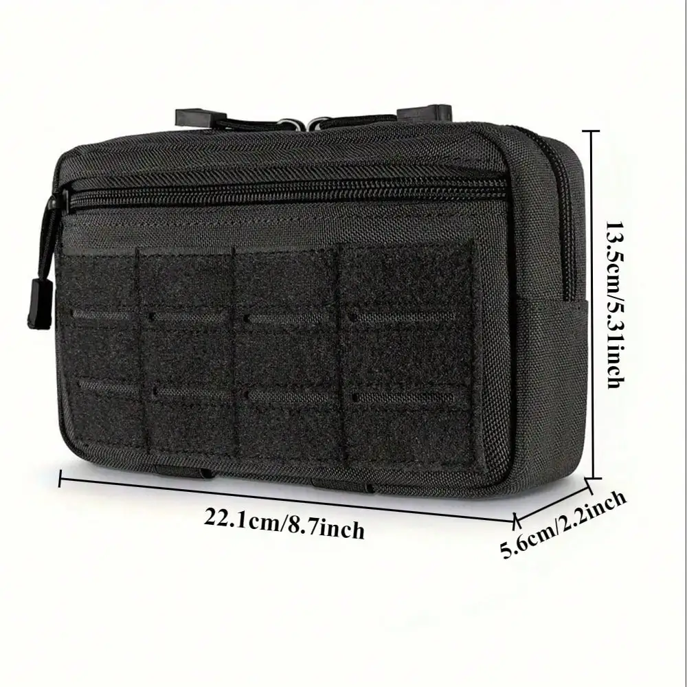 Kit di attrezzi da caccia EDC per esterni Custodia Molle multifunzionale, portamonete con marsupio mimetico, marsupio da uomo portatile in nylon