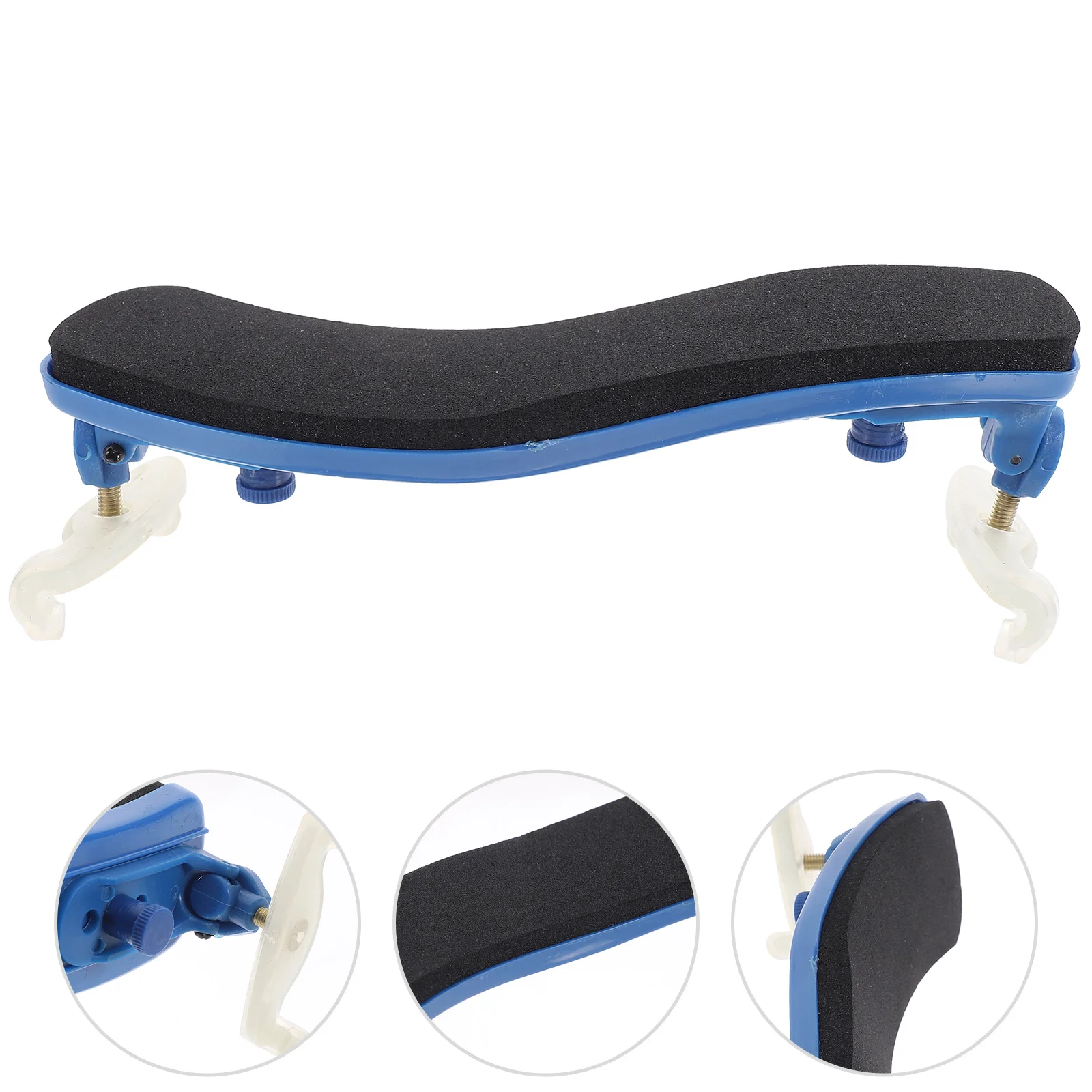 Violin Shoulder Rest Rubber Holder Protection Piano Easy-to-use Pad Blue Support Simple