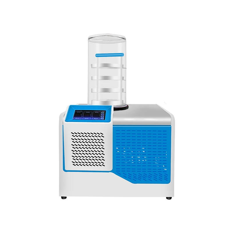 

HUXI -60 ℃ Вакуумная лабораторная сублимационная сушилка Небольшое оборудование для сублимационной сушилки для пищевой лаборатории или больницы Двигатель 220 В