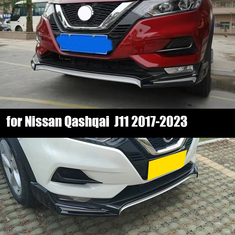 for Nissan Qashqai J11 2017 2018 2019 2021 2022 front bumper spoiler car modification surround body kit