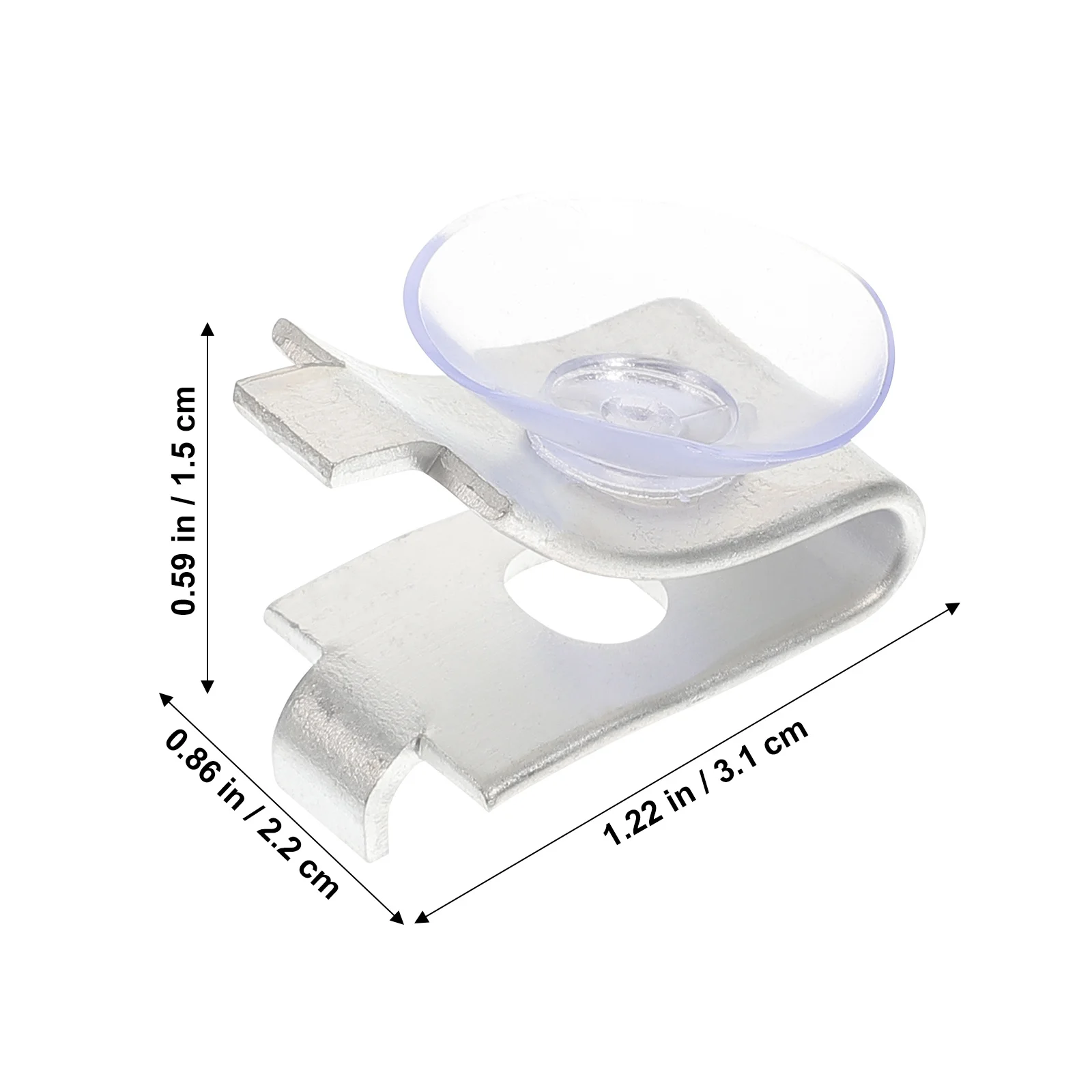 

20Pcs Glass Shelf Bracket Aluminum Cabinet Clips for Stable Glass Shelves Adjustable Heavy Duty Support Clips for Shelving