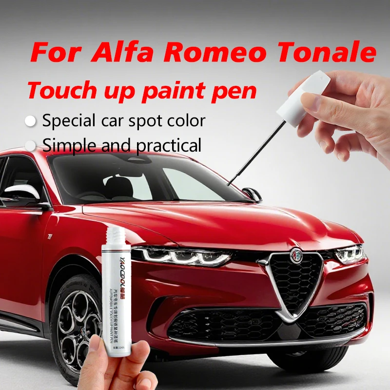 

Для Alfa Romeo Tonale автомобильная краска для ретуши, удаление царапин, ремонт краски, защита автомобильной краски, прозрачное покрытие, ручка Alpha White Alpha Red