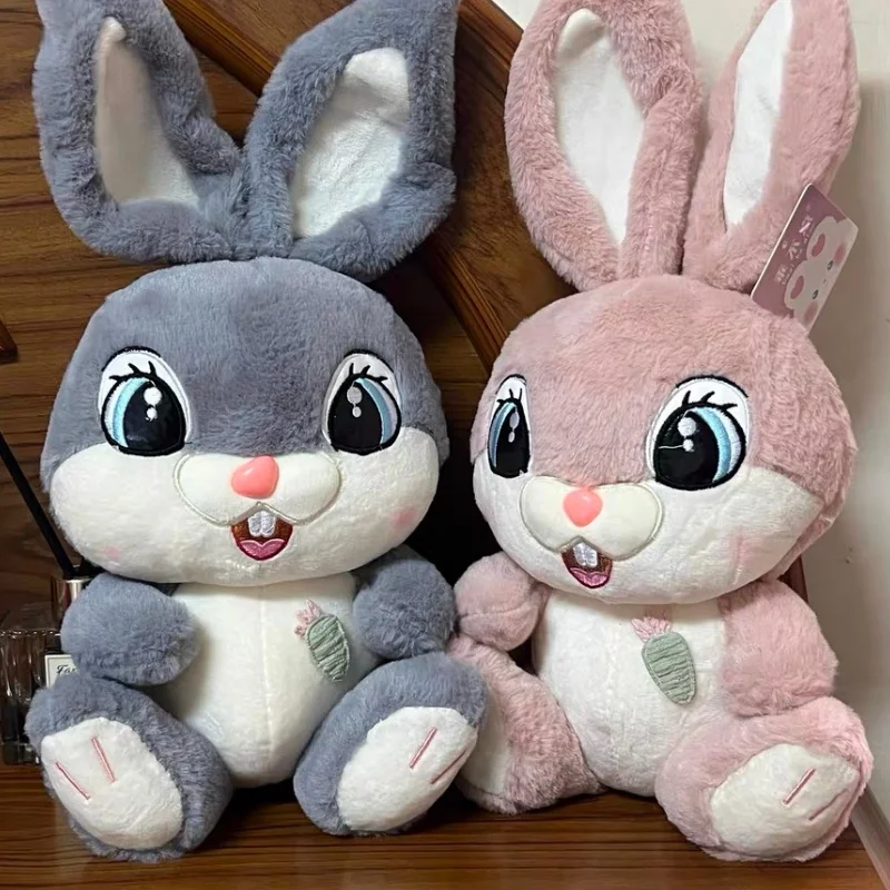 

Kawaii Sweet Rabbit Plush Toy Cartoon Cute Big Eared Rabbit Sofa Pillow Ornament Gift For Girlfriend And Children Birthday Decor