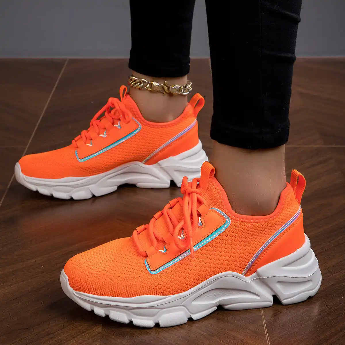 

Increases Height High Platform Women Sneakers Black Training Boots Size 44 Woman White Skateboard Shoes Sport Second Hand