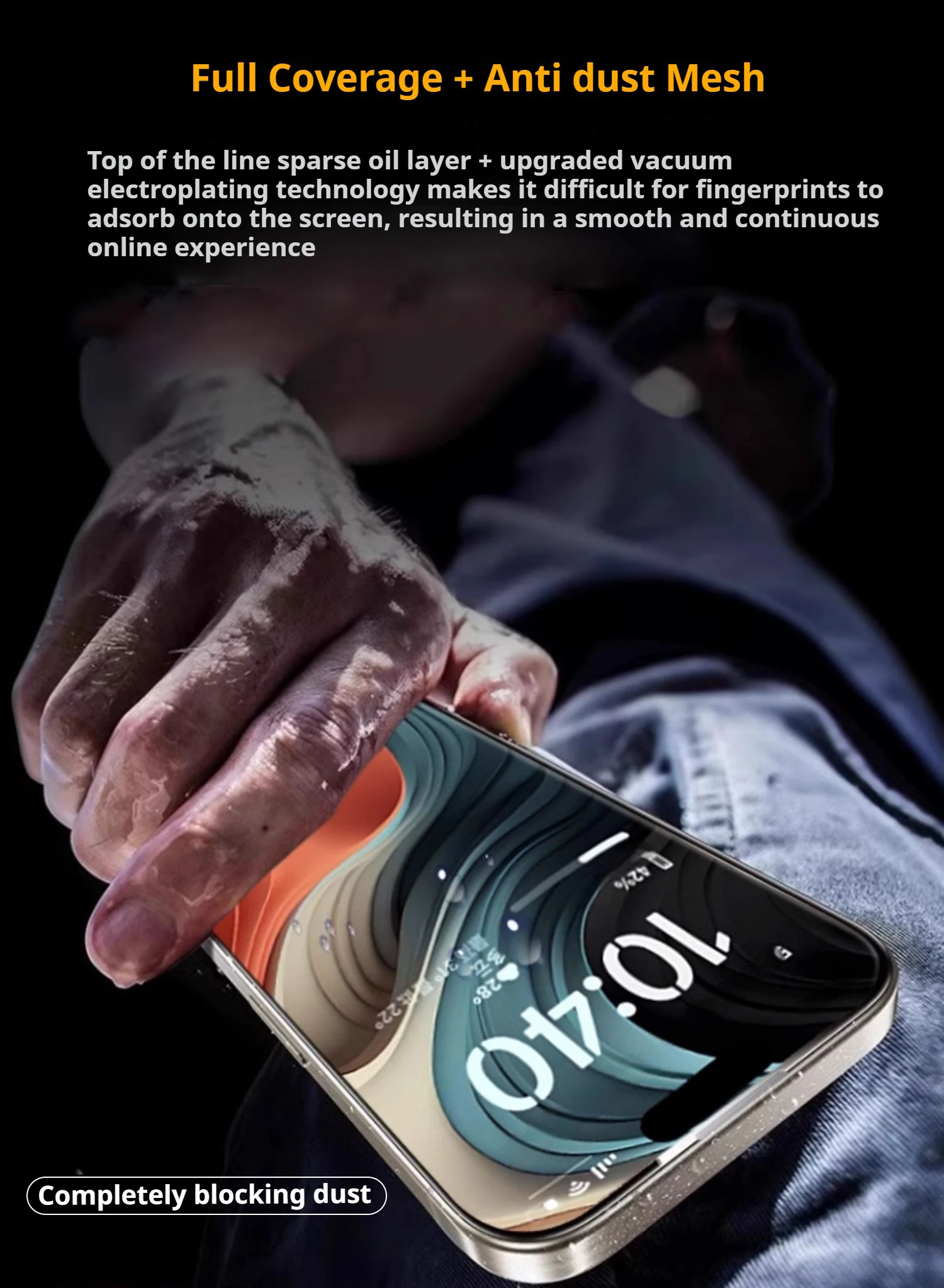 Cut Edge 0.5mm Privacy Tempered Glass For iPhone 18 Duo 17 15 16 Pro Max Plus Screen Protector Anti Dust Mesh Luxury Full Cover