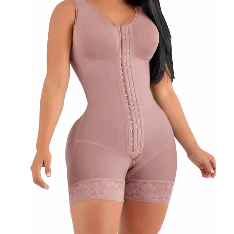 Fajas Colombianas High Compression Full Body Shaper For Post-Surgical Use  Shapewear Slimming Waist Trainer Butt Lifter Shorts