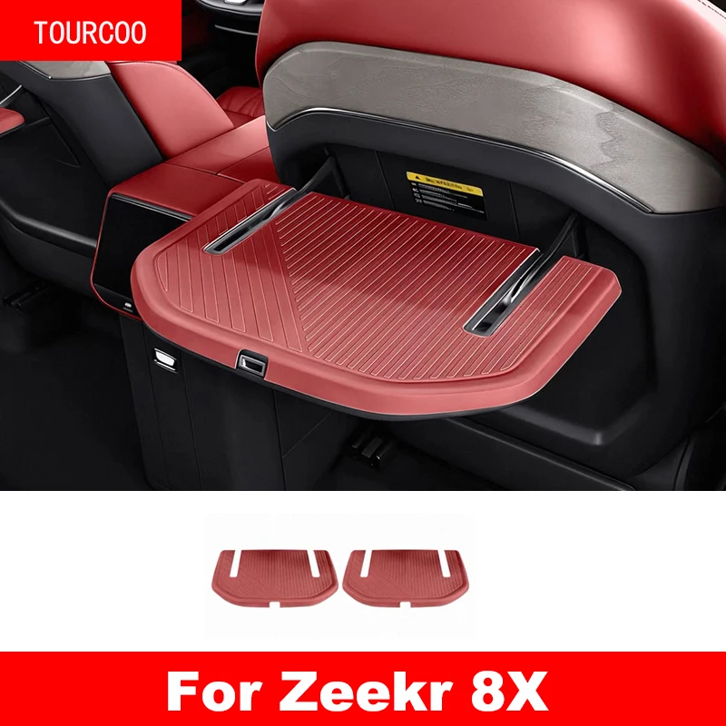 

For Zeekr 8X 2026 Car Silicone Cushion Protective Cushion Middle Row Small Table Non-slip Cushion Interior Accessories