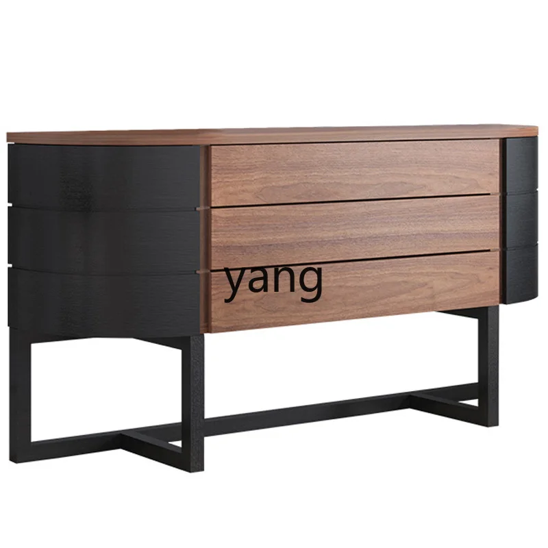 

LH simple assembly multi-functional economical living room wine cabinet simple side cabinet