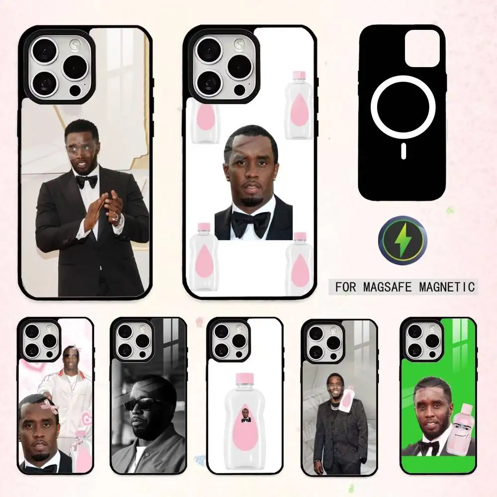 

P.D-Diddy B-Baby baby oil Phone Case For iPhone17,16,15,14,13,12,11 Plus,Pro Max Magnetic For Magsafe Wireless Charging