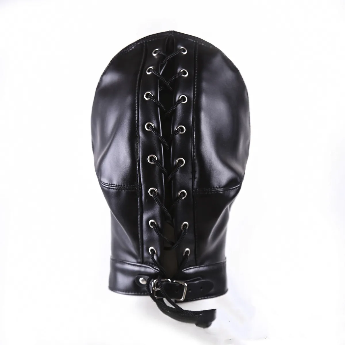 Masque facial en cuir PU unisexe pour hommes et femmes, cosplay, Halloween, sexy, proximité, wstring, masques complets, capuche pour adulte, olympiques de jeu, couvre-chef