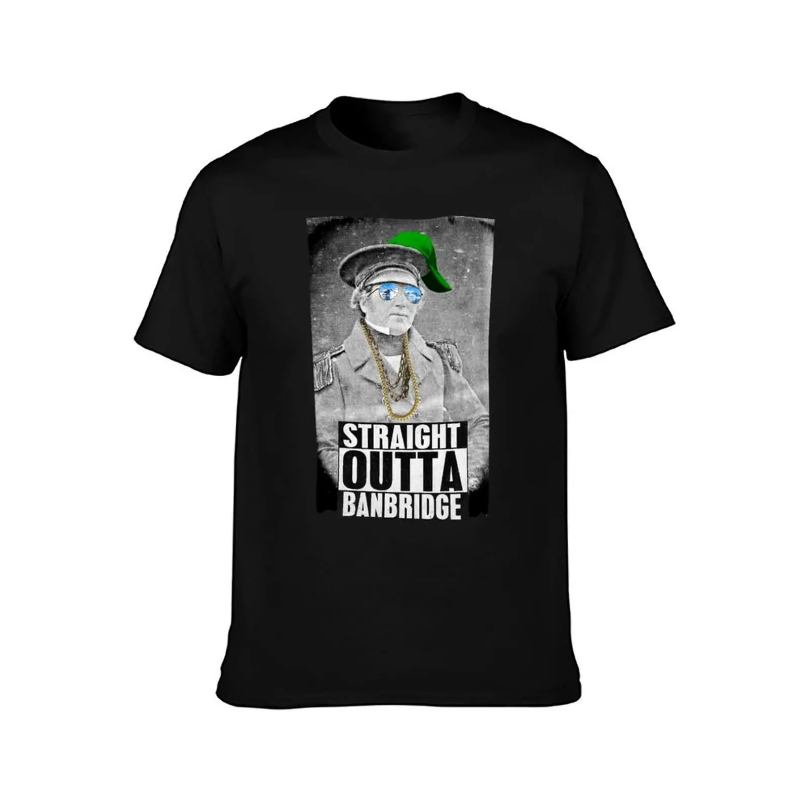Francis Crozier: Straight Outta Banbridge T-Shirt Summer Casual Cotton Tee Oversized Streetwear Tops Vintage Graphic Print