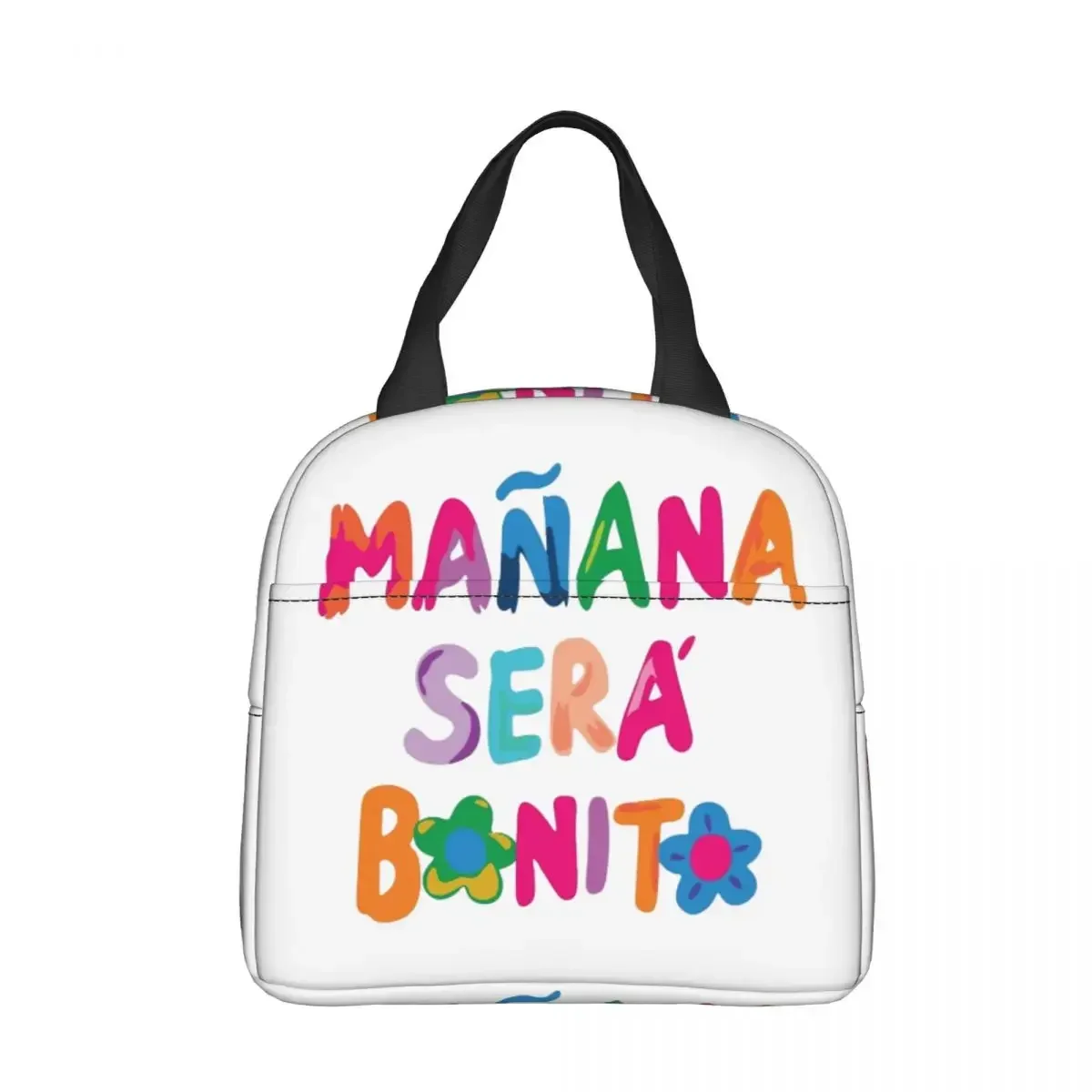 MANANA Karol G Bichota Music Insulated Lunch Bag Leakproof Meal Container Thermal Bag Tote Lunch Box School Picnic Men Women