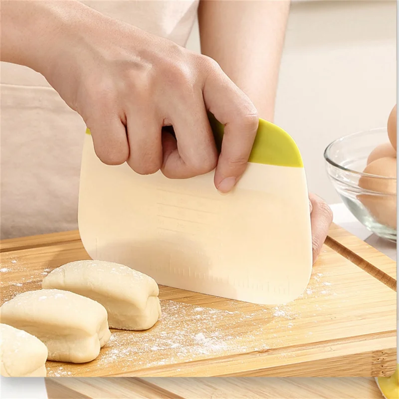 

Dough Scraper Dough Pastry Cutter Bench Scraper Dough Scrapers Multipurpose Cake Cream Food Scrapers Kitchen Baking Tools