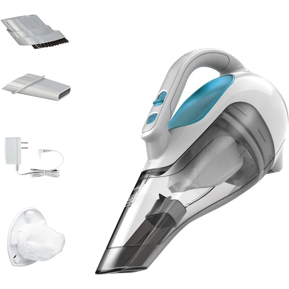 

BLACK+DECKER dustbuster Cordless Handheld Vacuum, Portable Vacuum for Car and Home Rechargeable, Powerful Suction, Wide Mouth (H