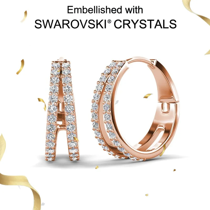 

Daisini серьги-кольца из стерлингового серебра 925 пробы с кристаллами Сваровски, жемчужные серьги для женщин, повседневный пирсинг, ювелирные изделия на день рождения, подарок