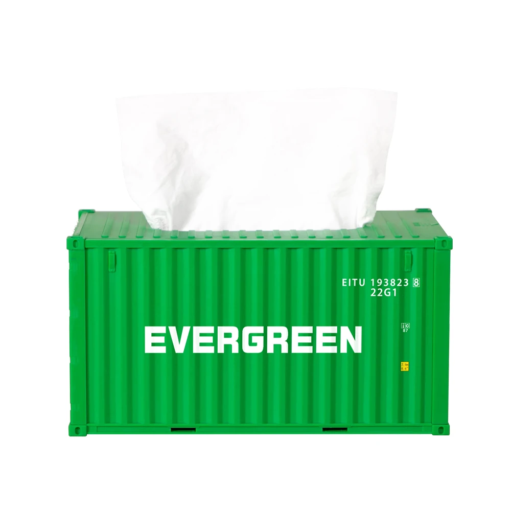 Recipiente de transporte modelo emc caixa de tecido suporte de papel de mesa armazenamento guardanapo caixa organizador decorações recipiente de