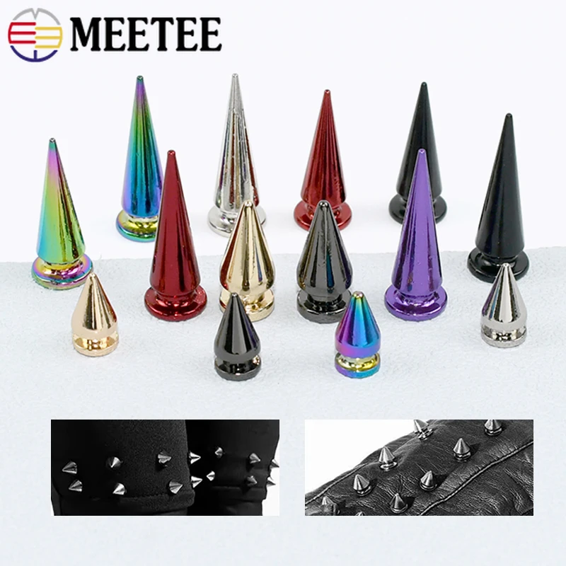 

5/10/20/30Pcs Sewing Metal Rivets for Clothes Jacket Shoes Studs Spikes Bag Knapsack Rivet Nails DIY Crafts Garment Accessories