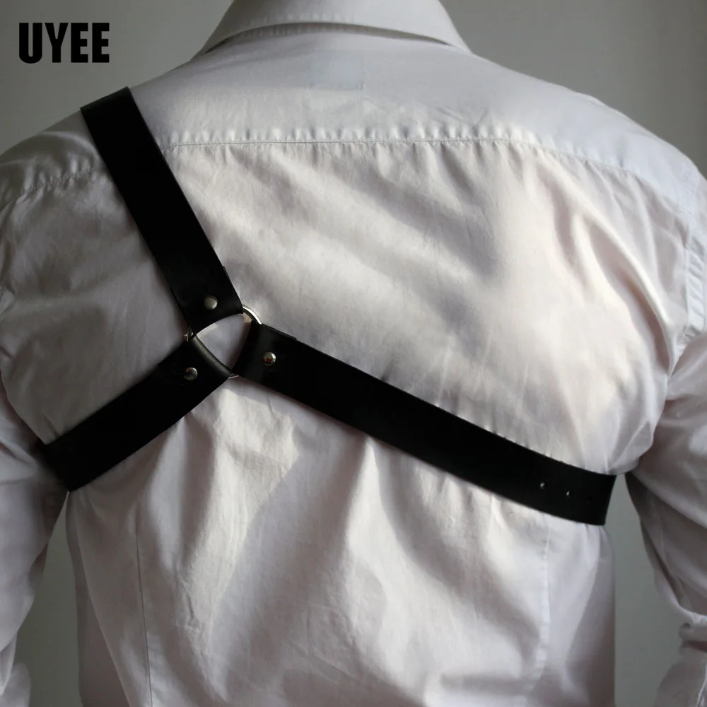 UYEE-Correias de peito para homens e mulheres, arneses sensuais, cinto ajustável, roupas góticas, techwear, bondage do corpo, acessórios Y2K