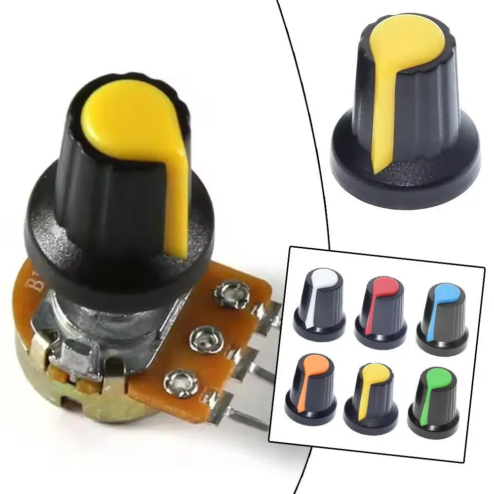 1Pc Potentiometer Knop 24X15Mm Encoder Switch Cap Switch Knoppen Kit Elektrische Gitaar Basvolume Toon Control Knop Roterende Handgreep
