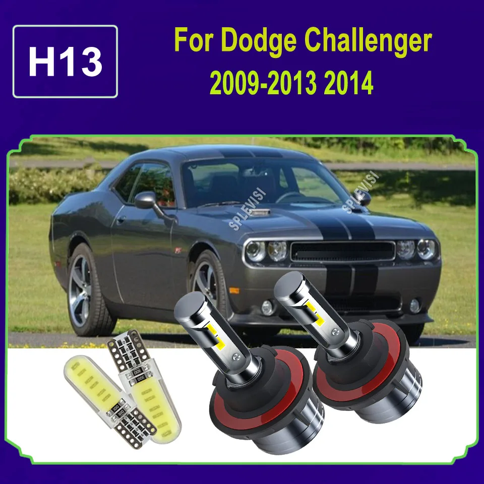 

Светодиодная фара 9008/H13 180W - Дальний/ближний свет, 6000K дневной белый свет, IP67 водонепроницаемая, для Dodge Challenger 2009-2014