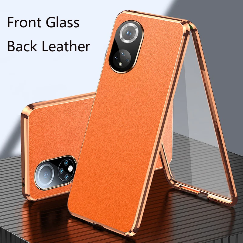 

Кожаные стеклянные чехлы для Honor 300 70 Pro Plus для Honor 50 200 Smart 90 Lite, защита объектива, противоударный чехол-бампер для телефона