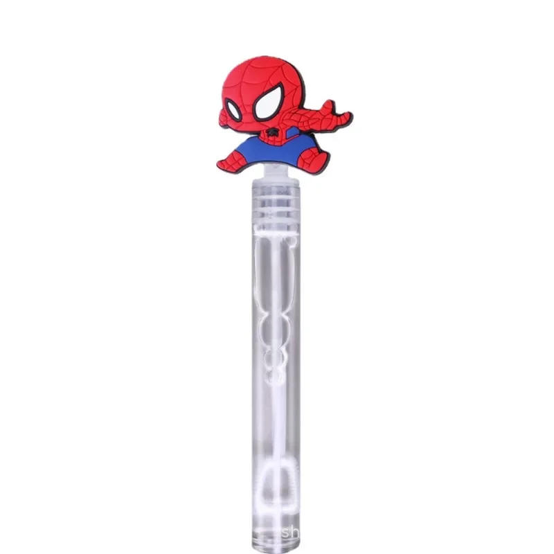 2024 Children\'s Cute Spider Man Bubble Stick Cartoon Portable Bubble Stick Anime Bubble Blow Stick Boys Girls Outdoor Toys Gifts