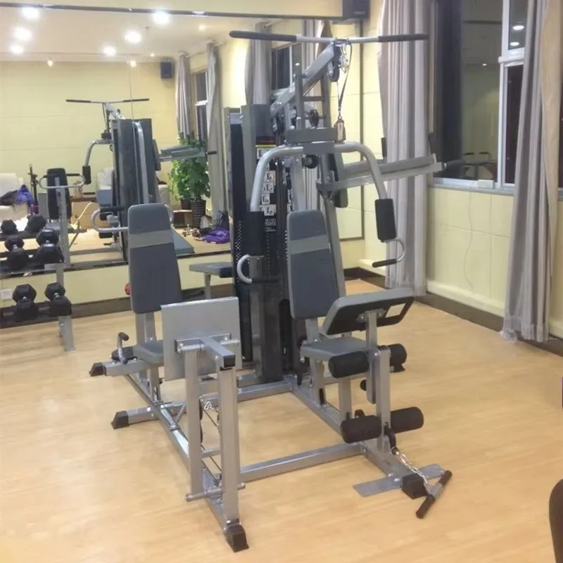 

5-Station Comprehensive Strength Training Equipment, Multi-Functional Trainer for Home & Commercial Gym Use