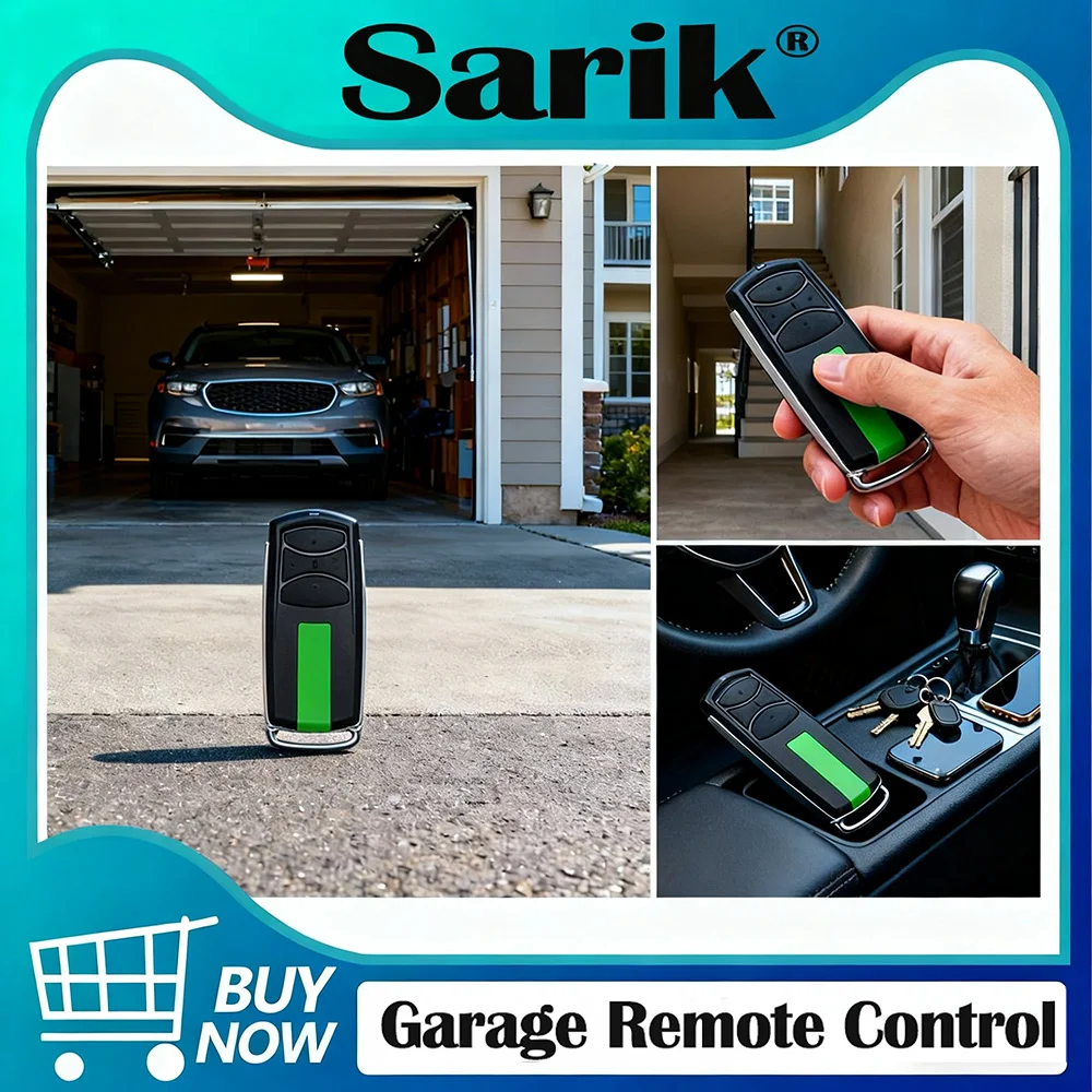 

433.30 433.92 434.54MHz Garage Door Remote Control Rolling Code E960M E940M E950M E945M E943M 4 Button