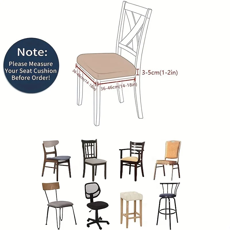 1pc Waterproof Jacquard Dining Chair Slipcover Removable Washable Elastic Leaves Chair Covers for Room Hotel Banquets Home Decor