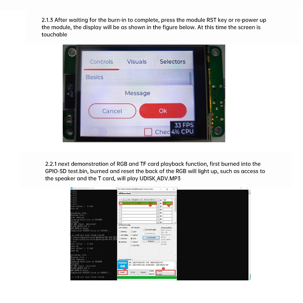 ESP32 WIFI&Bluetooth Entwicklungsboard 2,8 Zoll LCD TFT Modul 240*320 Smart Display Bildschirm mit Touch-Funktion – Detail 16