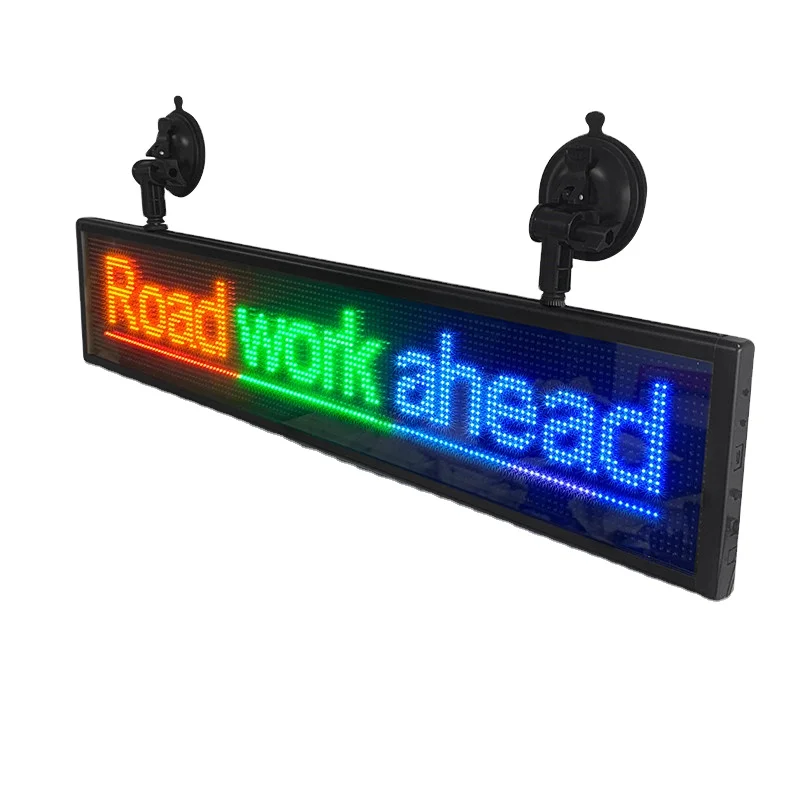 Taxi Roof Advertising Signage High Temperature Resistant Waterproof Outdoor Full Color Light Emitting Diode Display