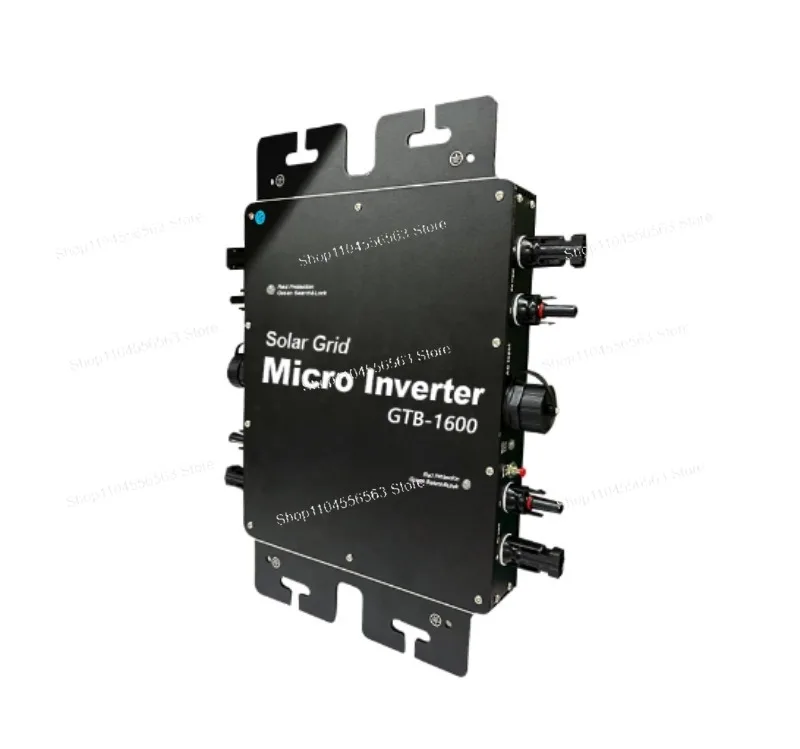 1600W MPPT On Grid Solar Micro Inverter, 20-50VDC Input 4 Interfaces, WiFi for 120VAC/230VAC Home Grid