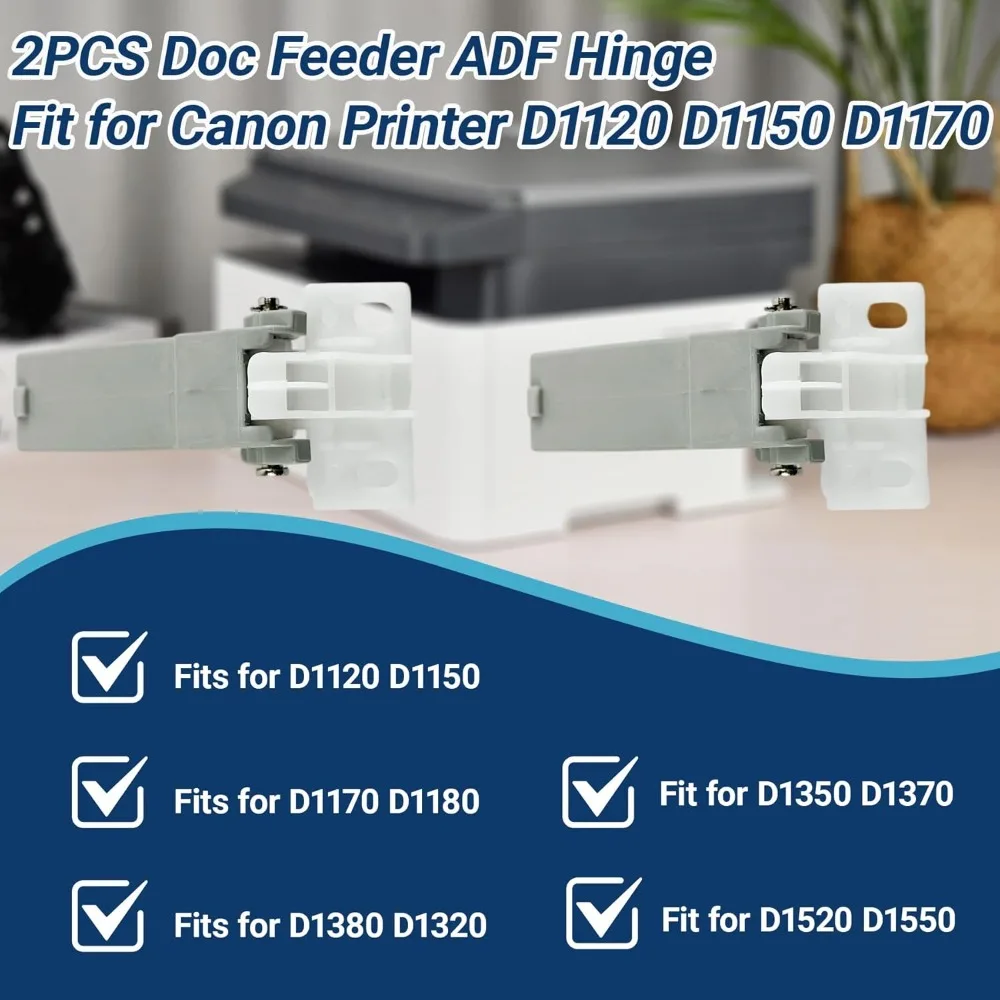 1set Doc Feeder ADF Hinge Fit for Canon Printer D1120 D1150 D1170 D1180  D1520 D1550 MF8030 MF8040 MF8050 MF8340 MF8350, Grey
