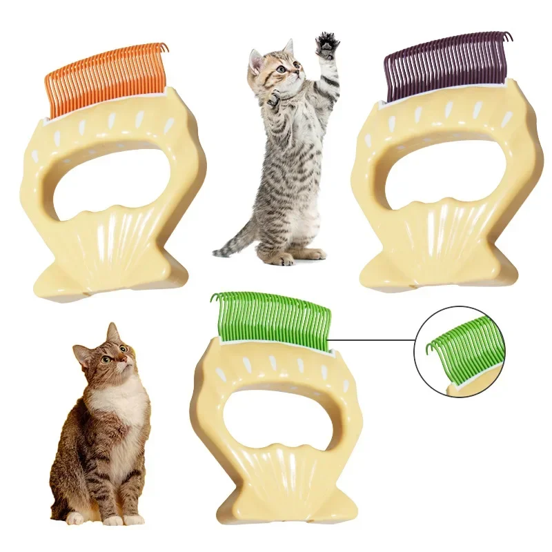 1PC Lightweight and Convenient Pet Cat Comb, Cat Beauty Cleaning, Knot Opening Massage Brush, Fluffy Hair Comb