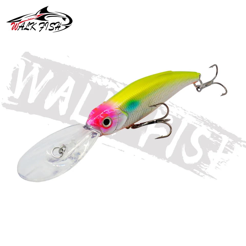 SPAZIERGANG FISCH 1PCS Angeln Kunststoff Köder Minnow 10g/11,5 cm Lange Zunge Tauchen Bord Künstliche Köder harten Köder Pesca Angelgerät – Detail 5