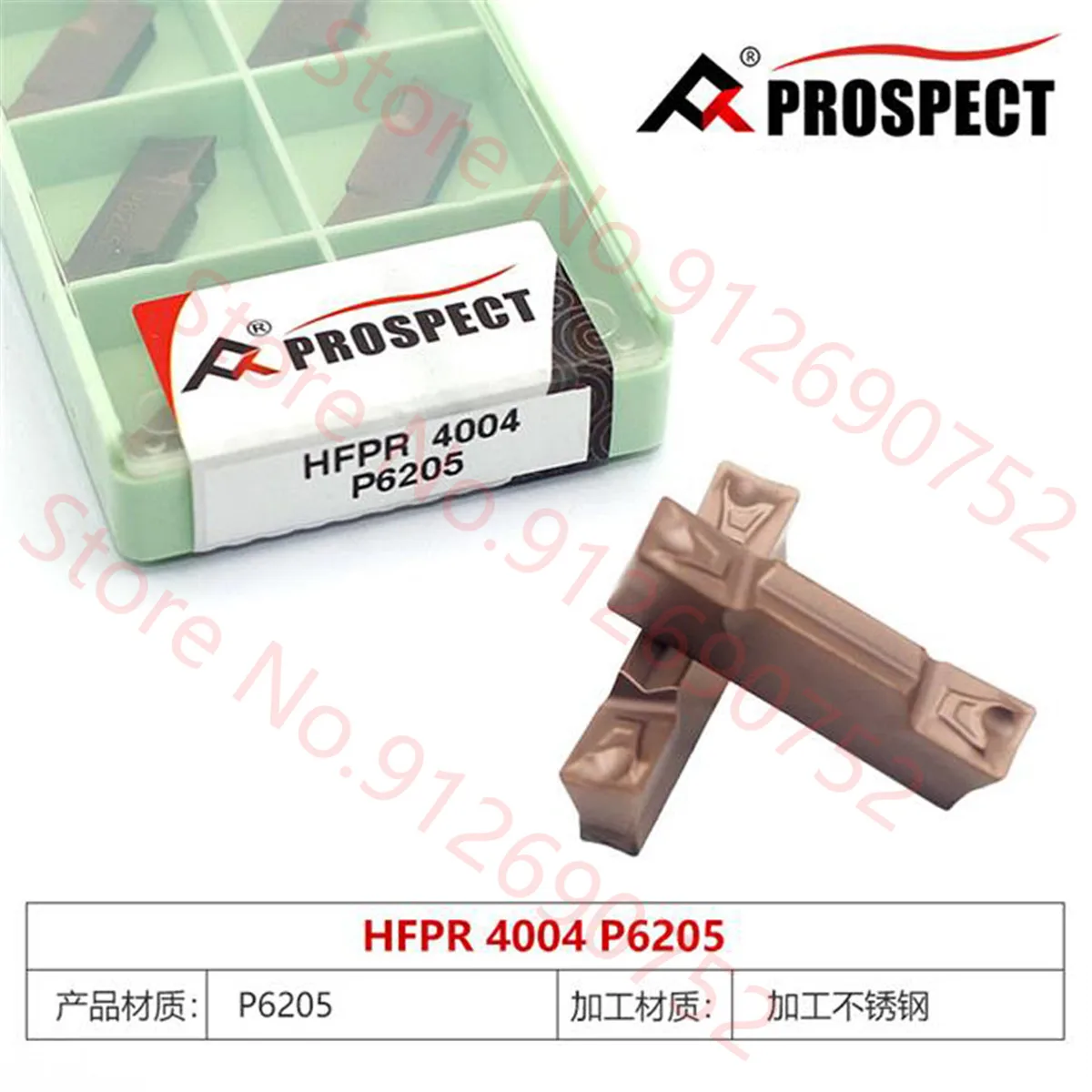 

PROSPECT HFPR3003 HFPR4004 HFPR5005 P6205 P908 P8090U Carbide Insert HFPR Inserts