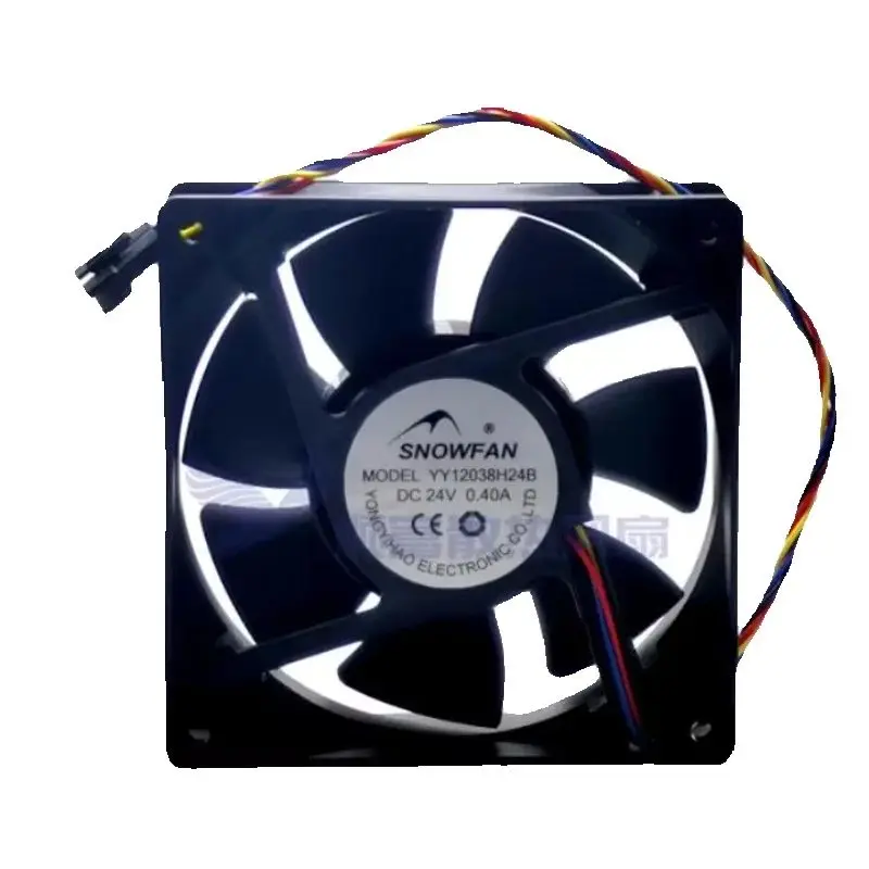 

Ltsf For SNOWFAN YY12038H24B DC 24V 0.40A 120x120x32mm 4-Wire Server Cooling Fan 12cm