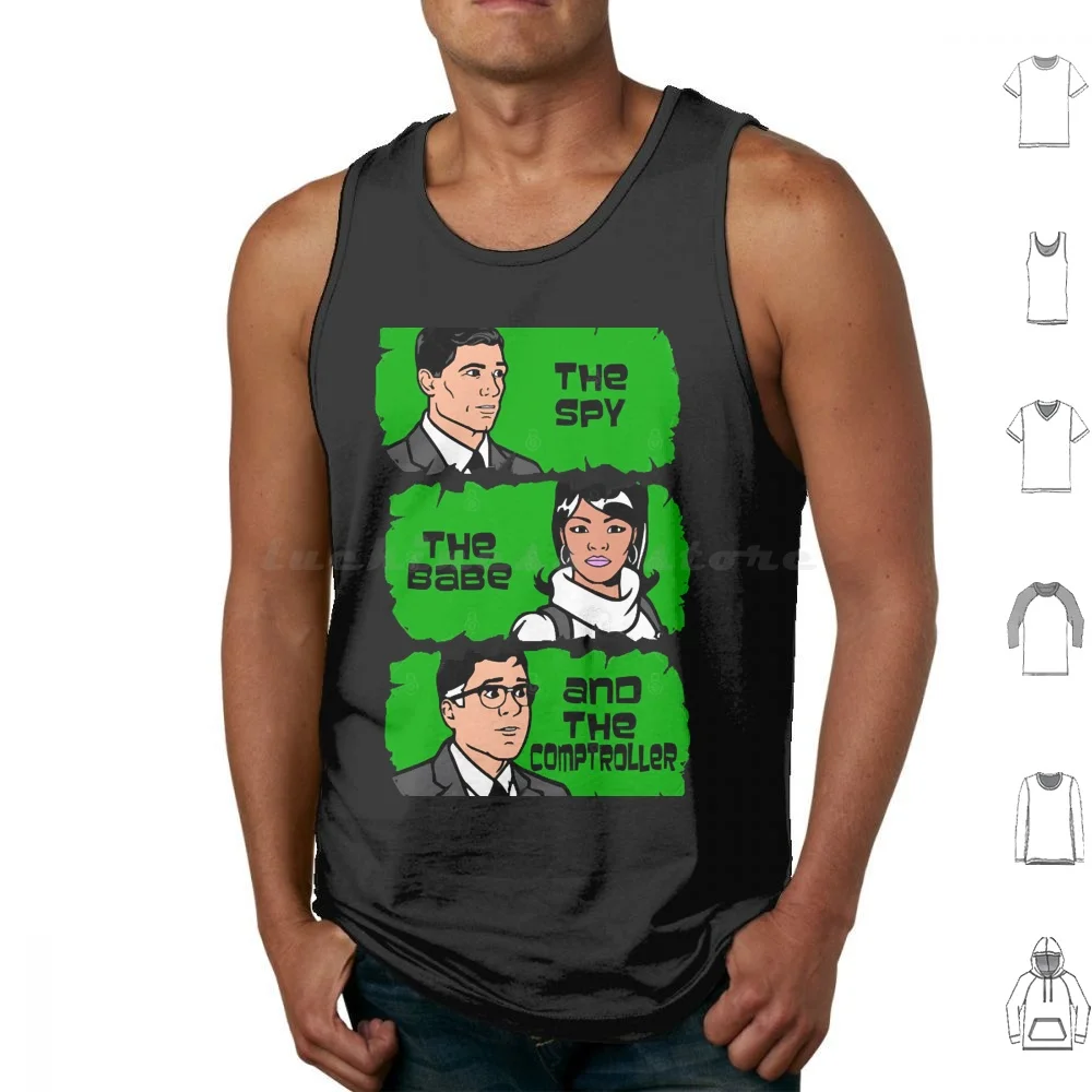 The , The Babe And The Comptroller Tank Tops Vest Sleeveless Tv Shows Carloj1956 Cartoons Funny Geek Humor Mashup