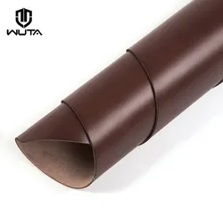 WUTA High Quality 10-11sq ft Italy Shoulder Butt Leather Vegetable Tanned Leather Fabrics Genuine Cowhide Leather Pre-cut