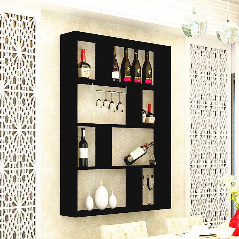 Modern Wood Wine Cabinet Shelves Living Room Kitchen Storage Restaurant Display Bar Cabinet Luxury Repisa Furniture For Room
