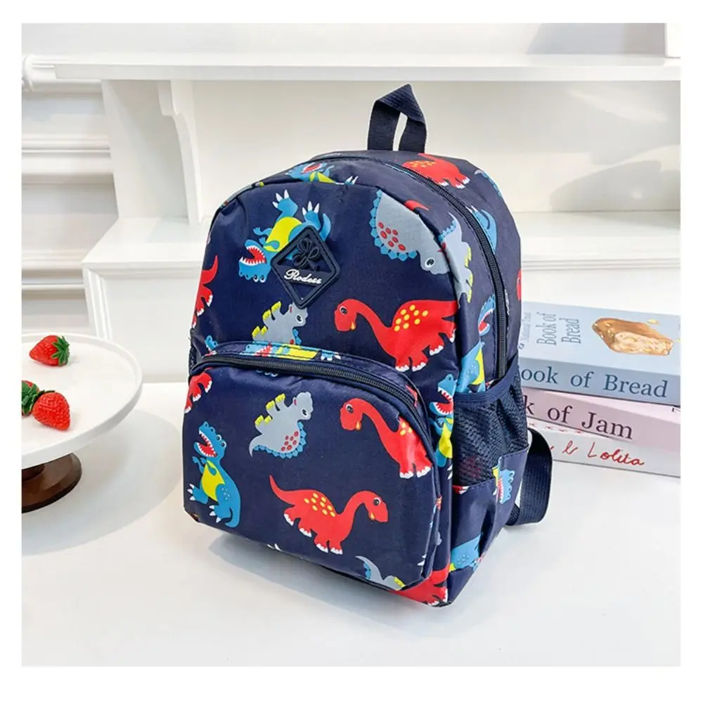 Sac à dos en nylon pour enfants, cartable de maternelle, sac d'école pour tout-petits, dinosaure de dessin animé, nouveau